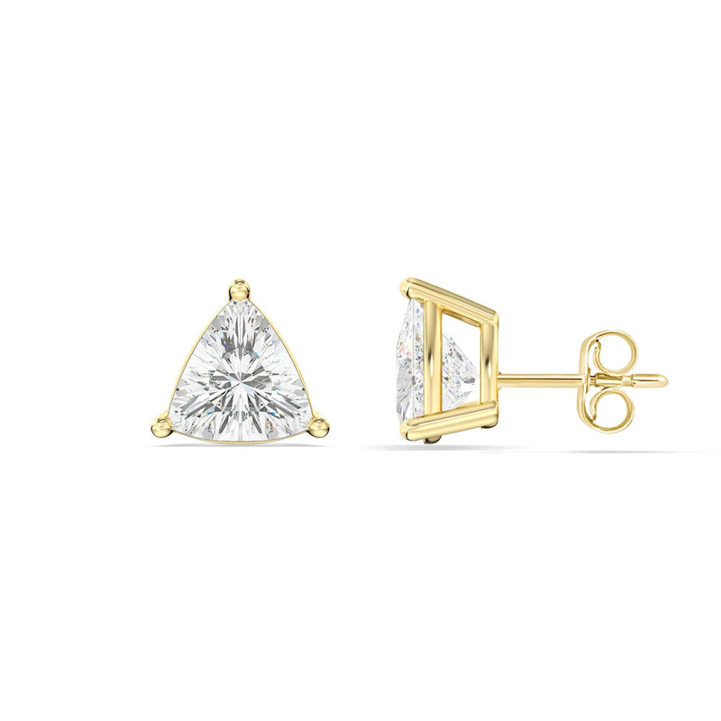 Classic Trillion Stud Earrings
