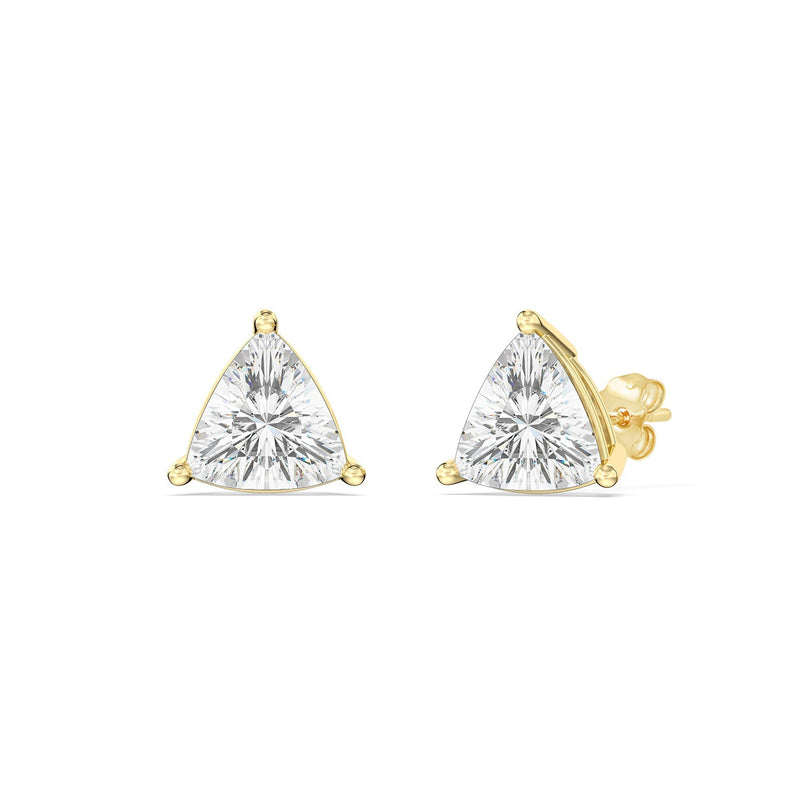 Classic Trillion Stud Earrings
