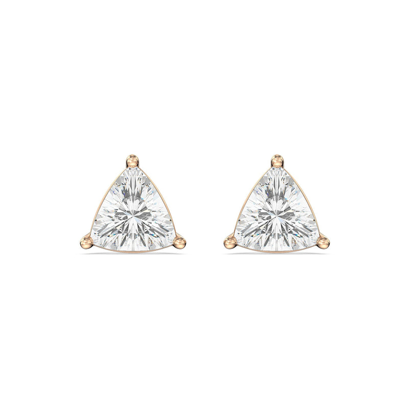 Classic Trillion Stud Earrings