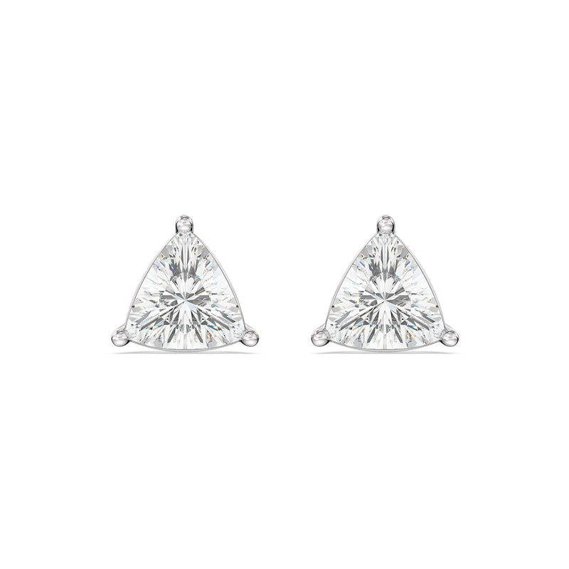 Classic Trillion Stud Earrings