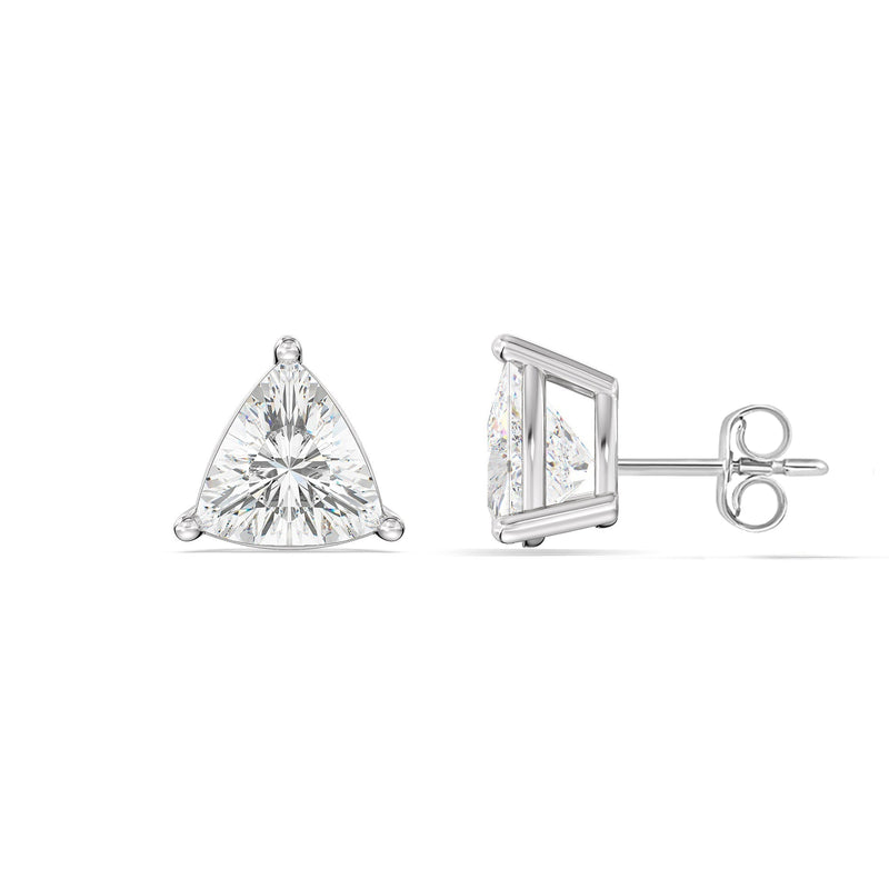 Classic Trillion Stud Earrings