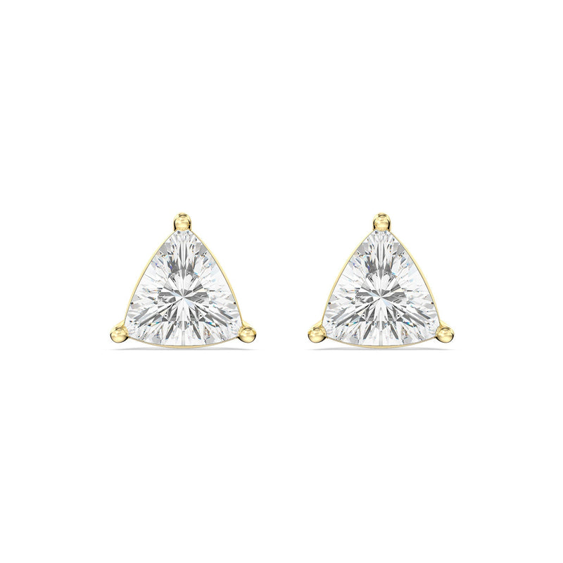 Classic Trillion Stud Earrings