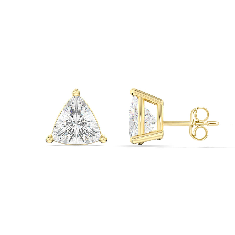 Classic Trillion Stud Earrings