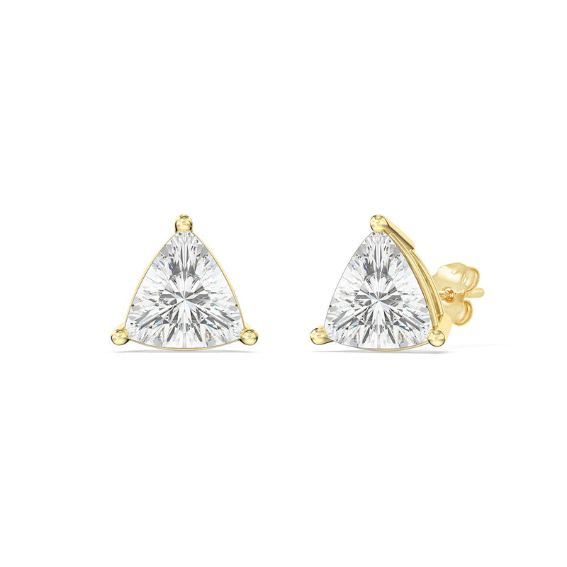 Classic Trillion Stud Earrings
