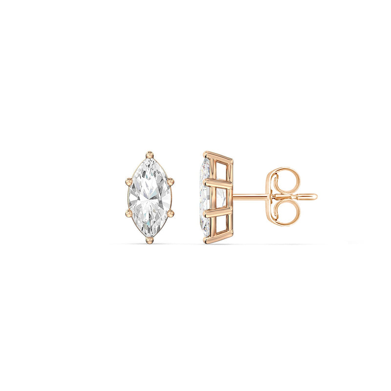 Classic Marquise Stud Earrings