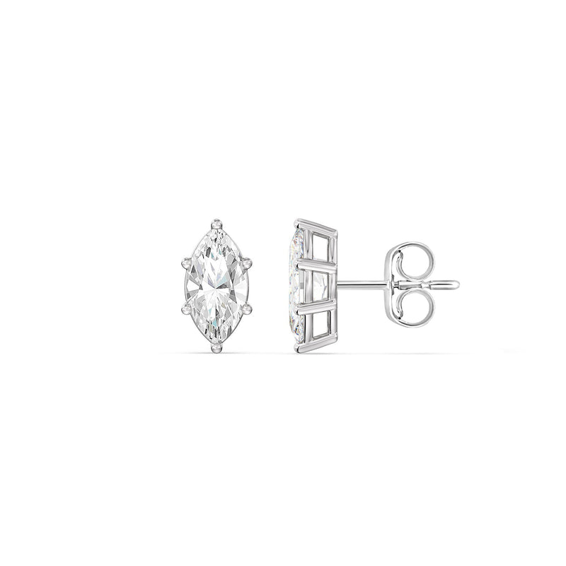 Classic Marquise Stud Earrings