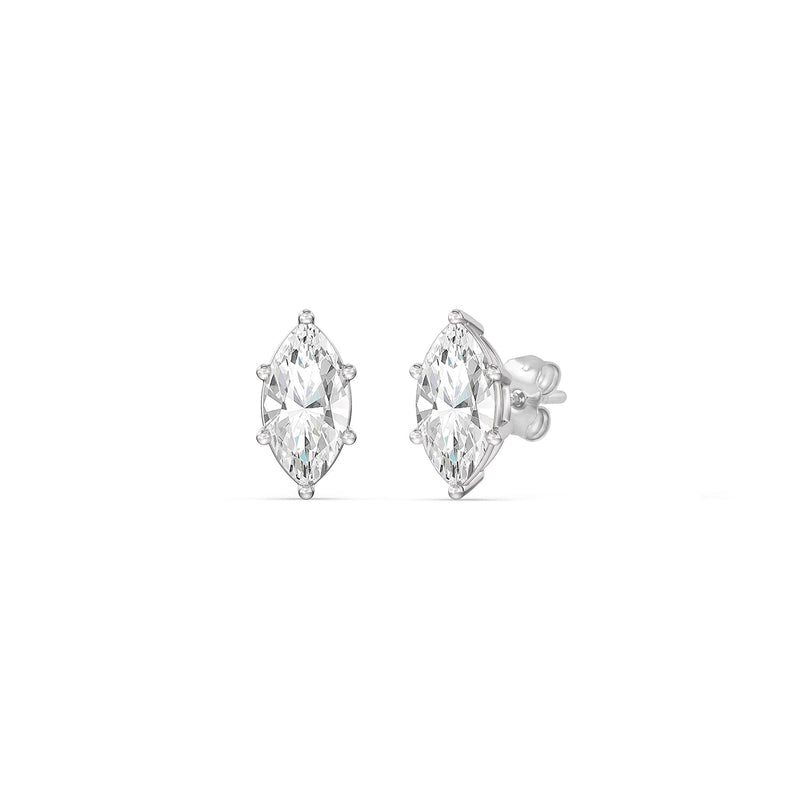 Classic Marquise Stud Earrings