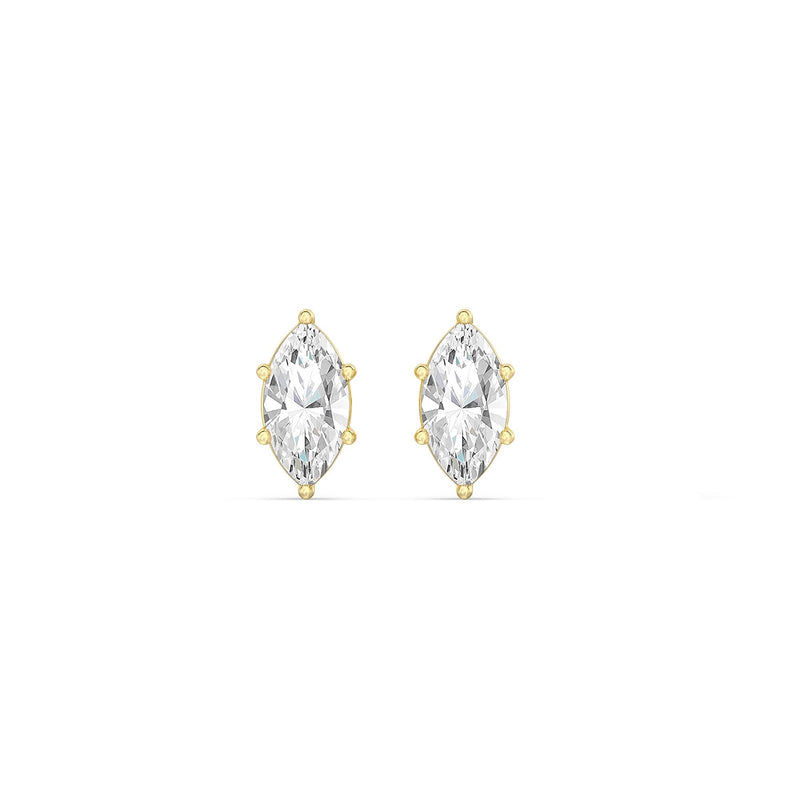 Classic Marquise Stud Earrings