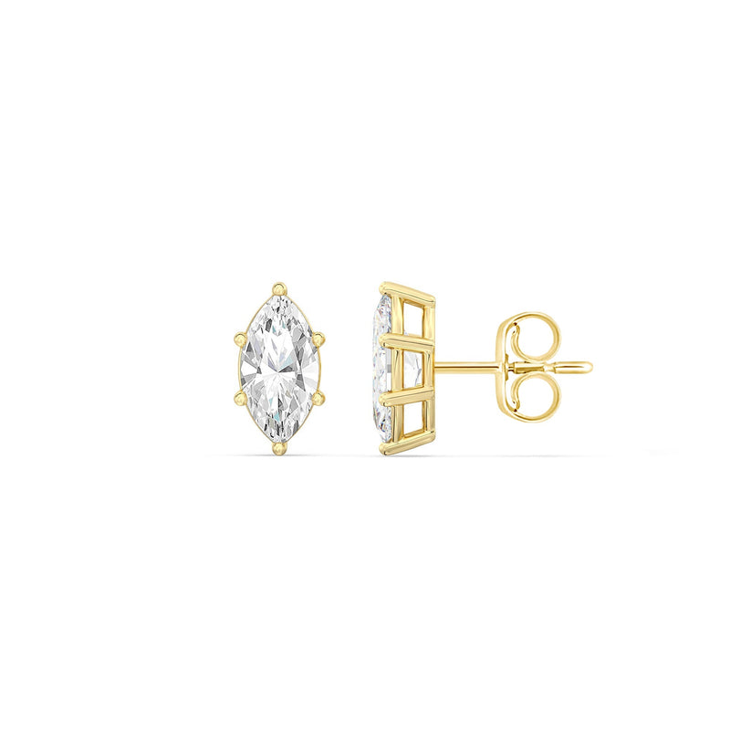 Classic Marquise Stud Earrings