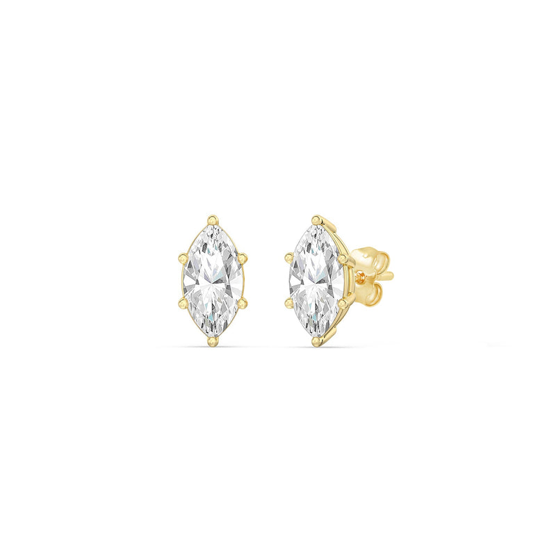 Classic Marquise Stud Earrings