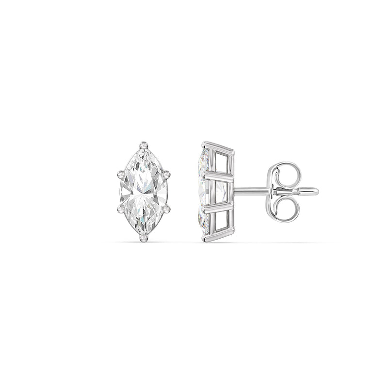 Classic Marquise Stud Earrings