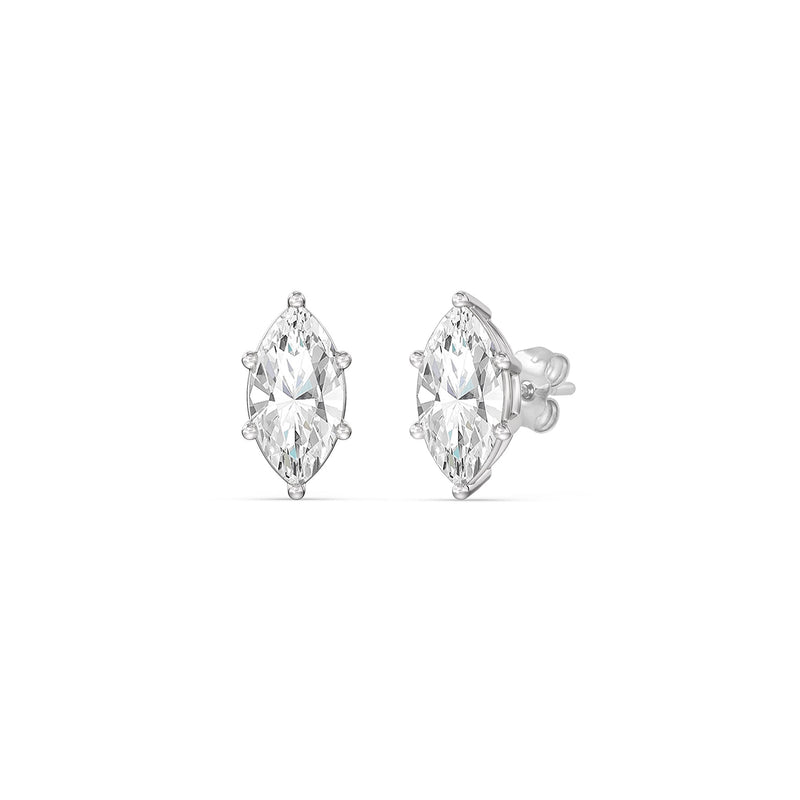 Classic Marquise Stud Earrings