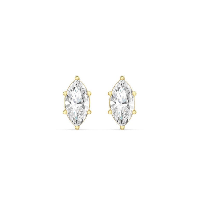 Classic Marquise Stud Earrings