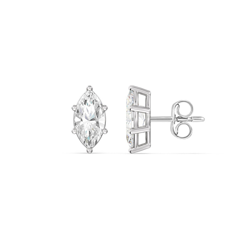 Classic Marquise Stud Earrings