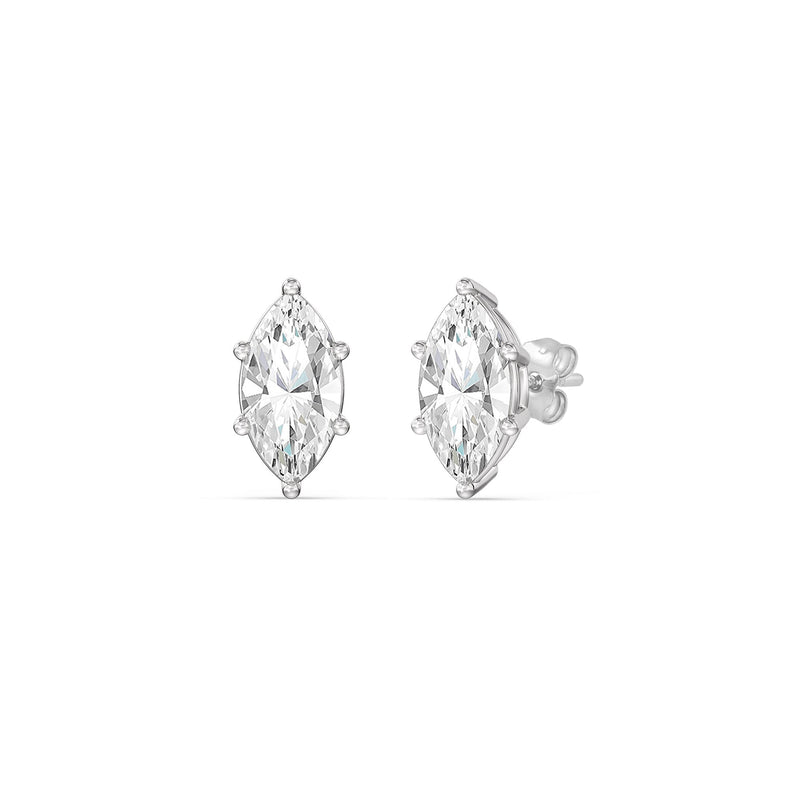 Classic Marquise Stud Earrings