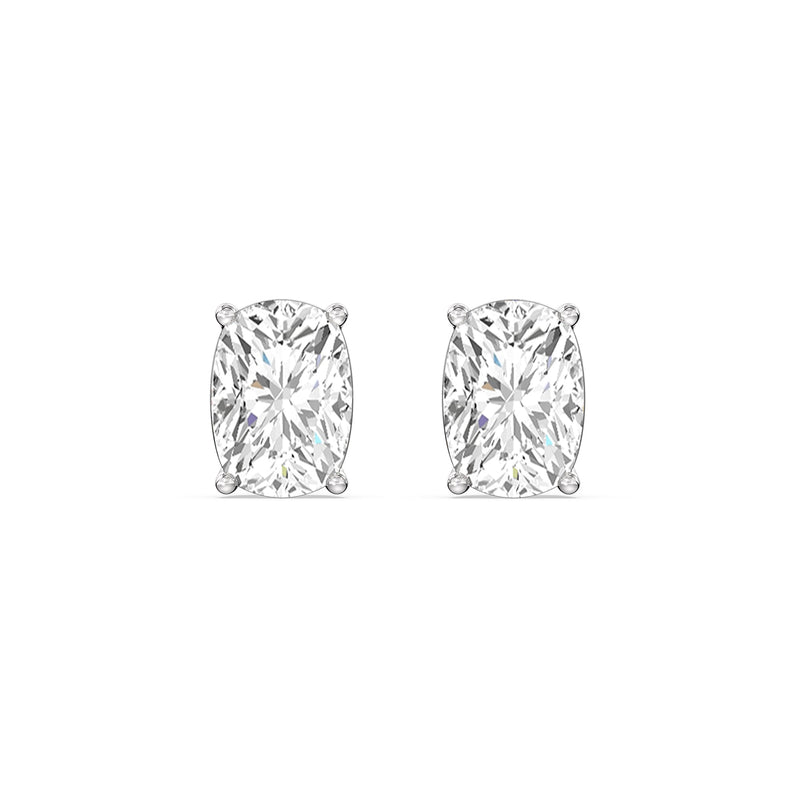 Classic Elongated Cushion Stud Earrings
