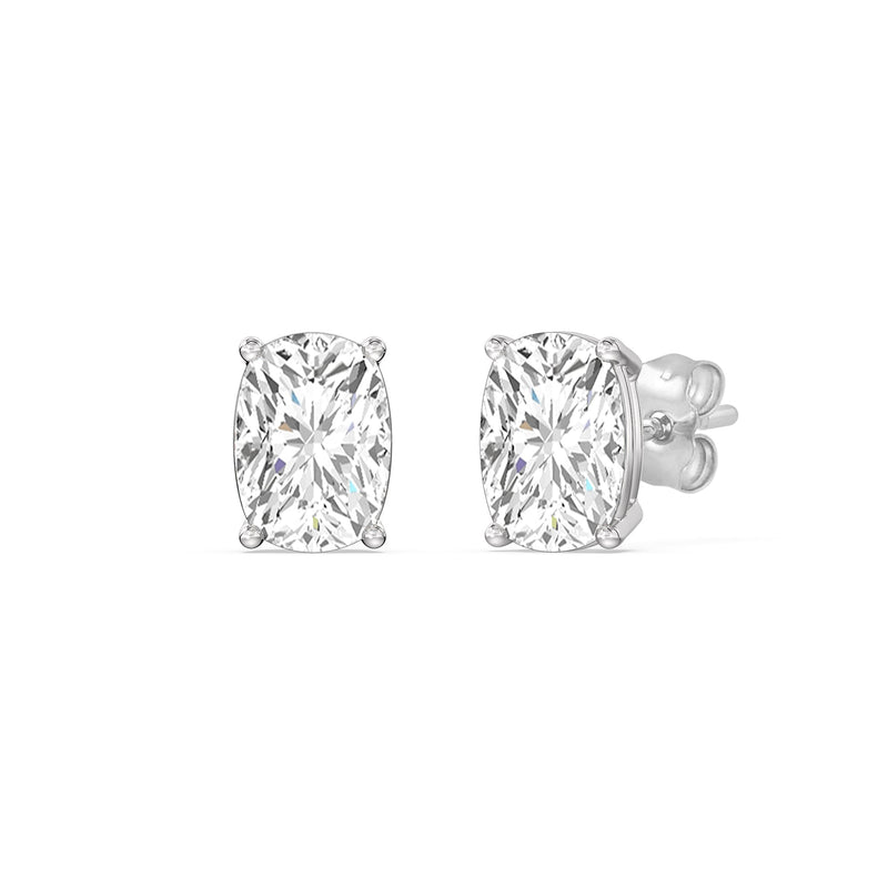 Classic Elongated Cushion Stud Earrings