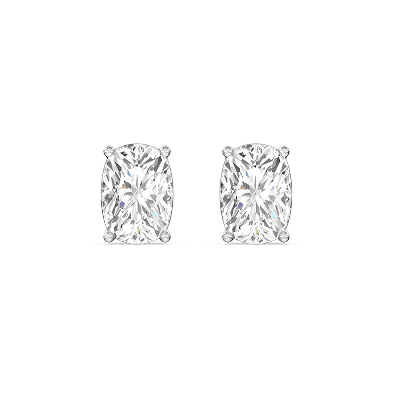 Classic Elongated Cushion Stud Earrings