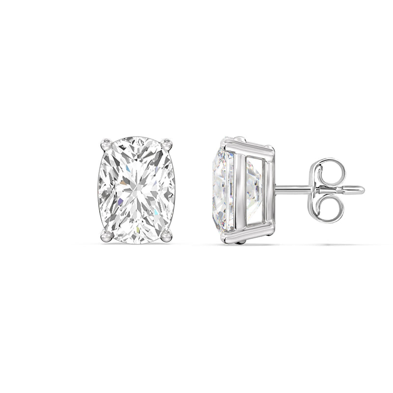 Classic Elongated Cushion Stud Earrings