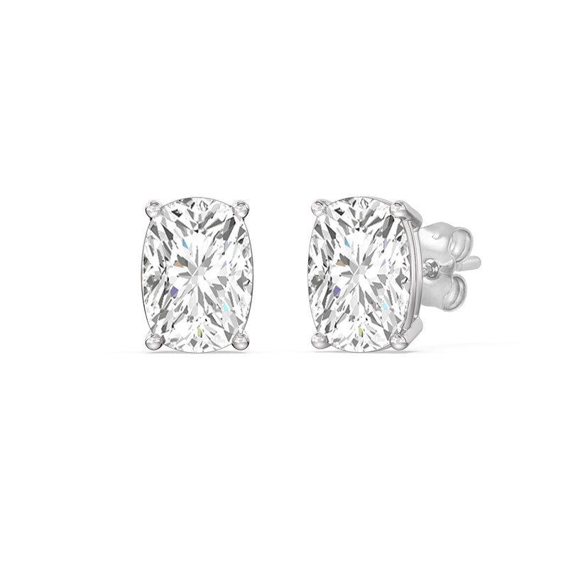Classic Elongated Cushion Stud Earrings
