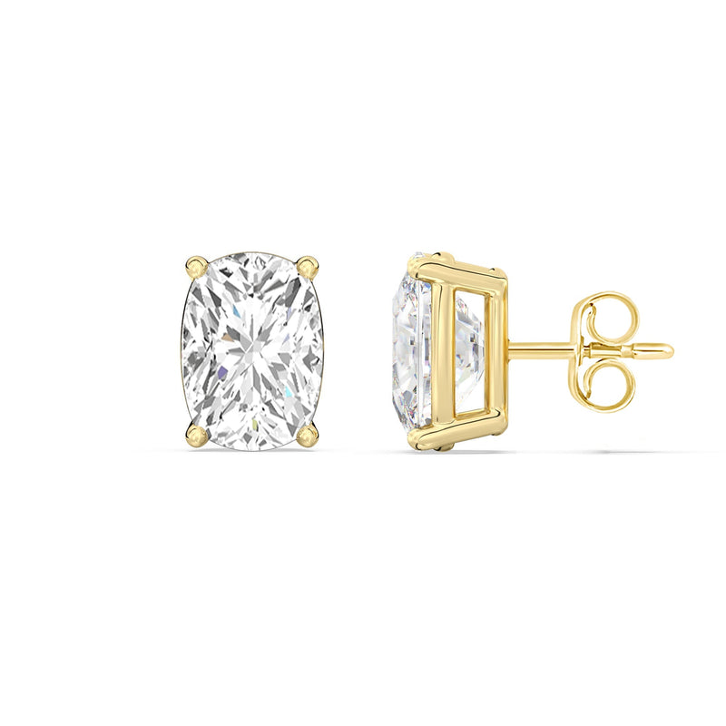 Classic Elongated Cushion Stud Earrings