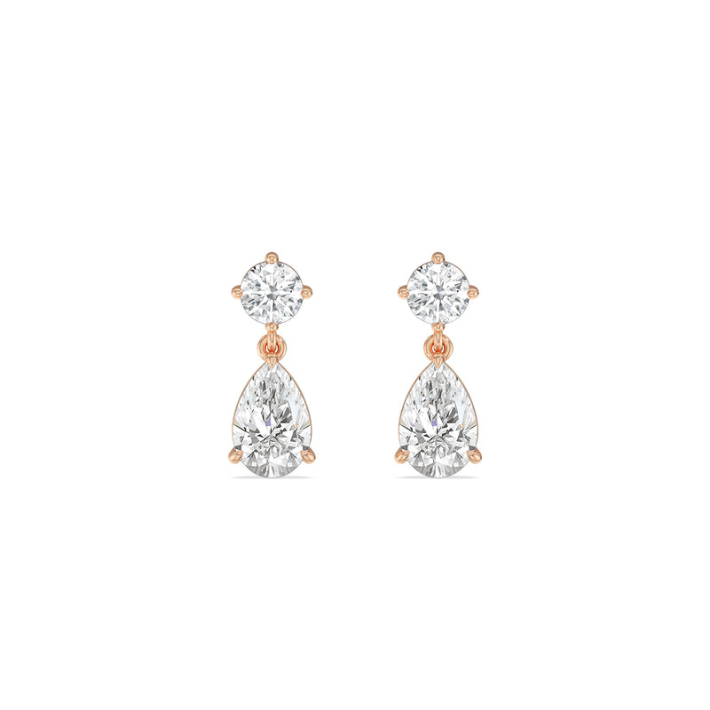Elegance Pear Drop Earrings