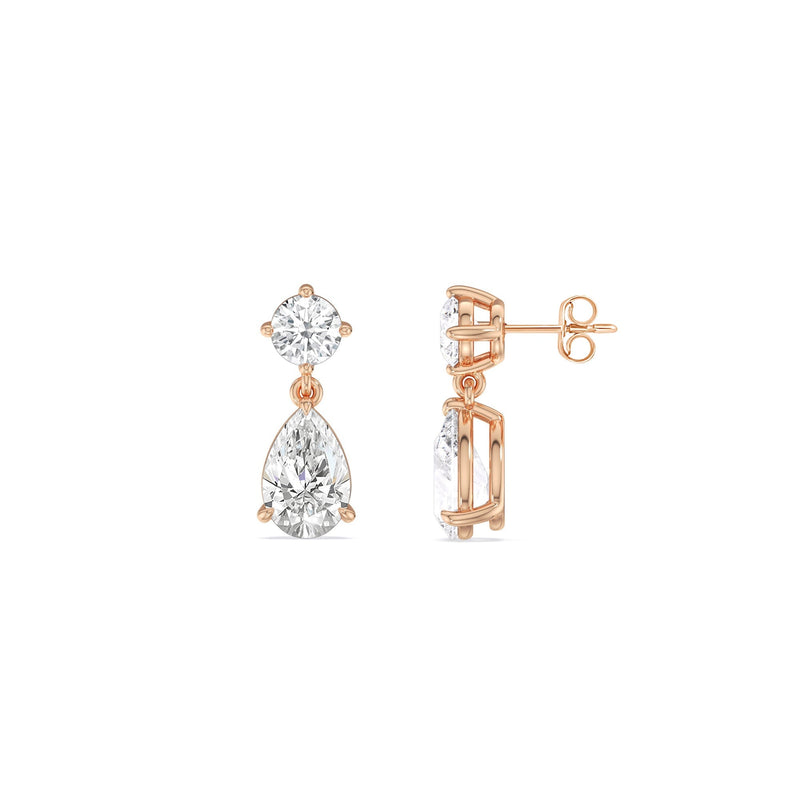 Elegance Pear Drop Earrings