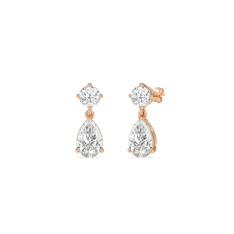 Elegance Pear Drop Earrings