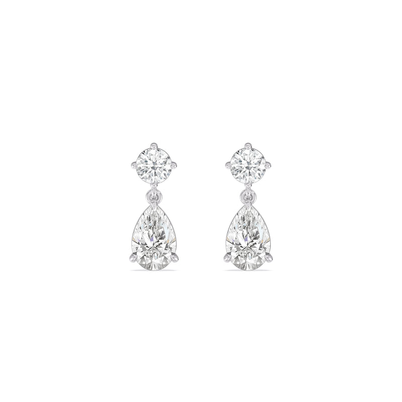 Elegance Pear Drop Earrings