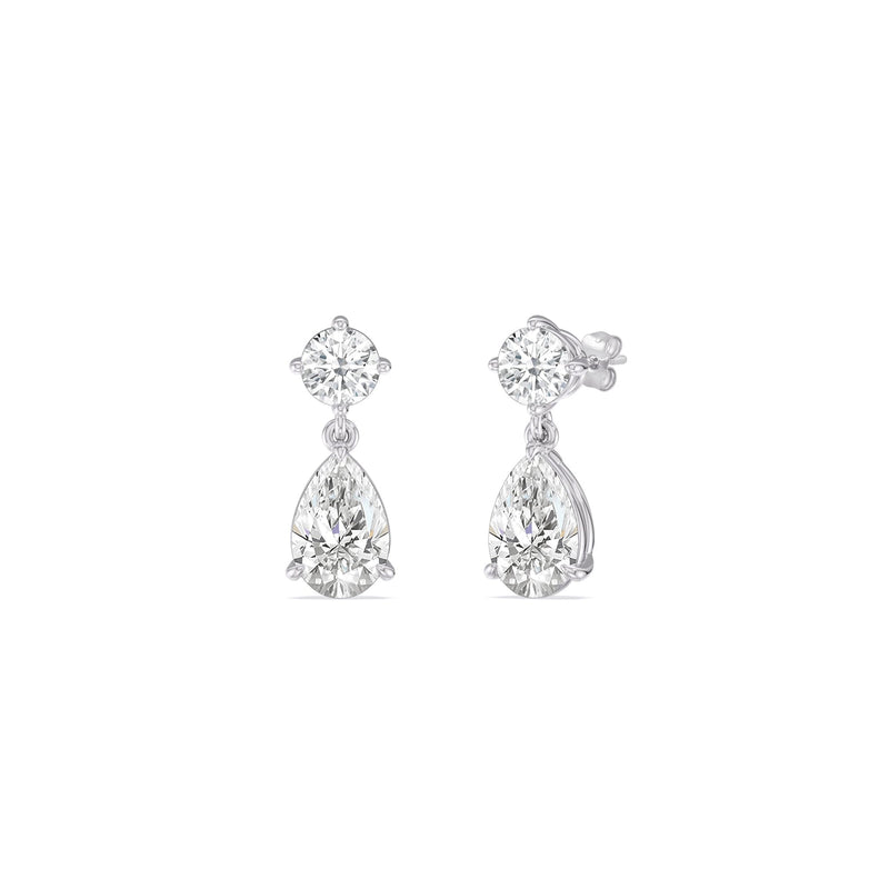 Elegance Pear Drop Earrings