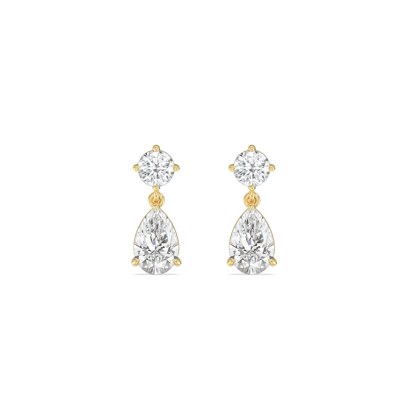 Elegance Pear Drop Earrings