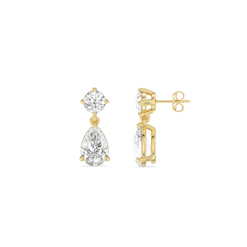 Elegance Pear Drop Earrings
