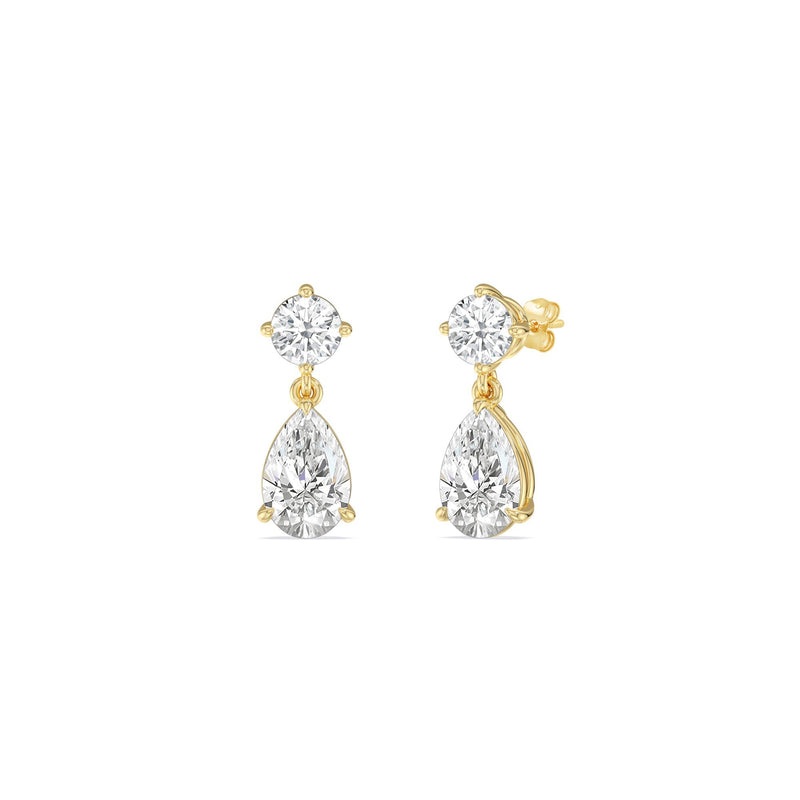 Elegance Pear Drop Earrings