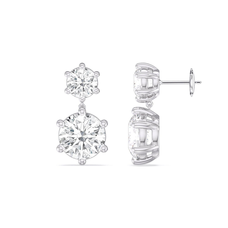 Diamond Duo Stud Earrings