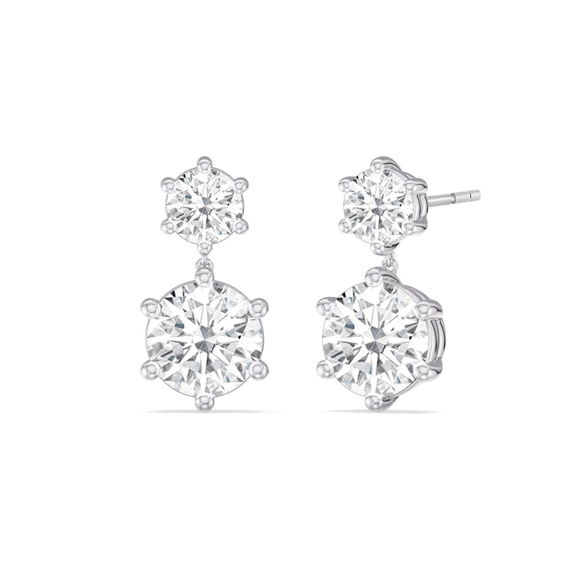Diamond Duo Stud Earrings