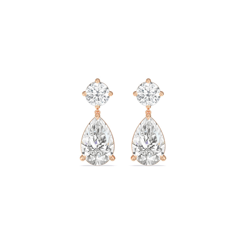 Elegance Pear Drop Earrings