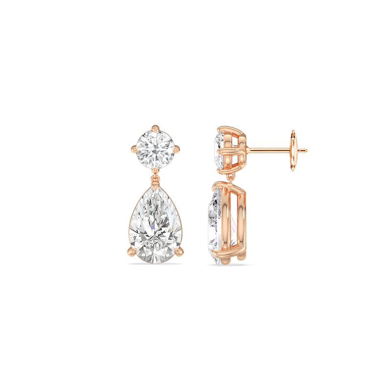 Elegance Pear Drop Earrings