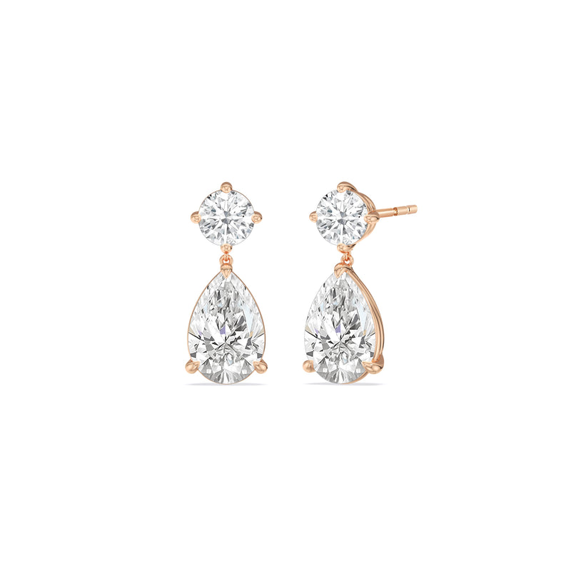 Elegance Pear Drop Earrings
