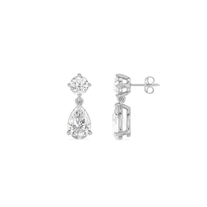 Elegance Pear Drop Earrings