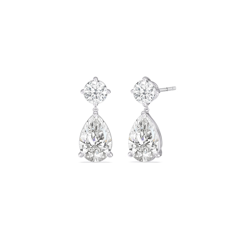 Elegance Pear Drop Earrings