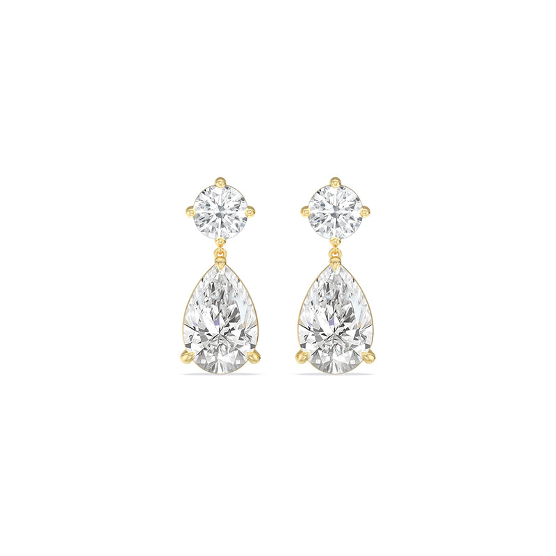 Elegance Pear Drop Earrings