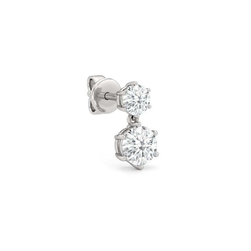 Diamond Duo Stud Earrings