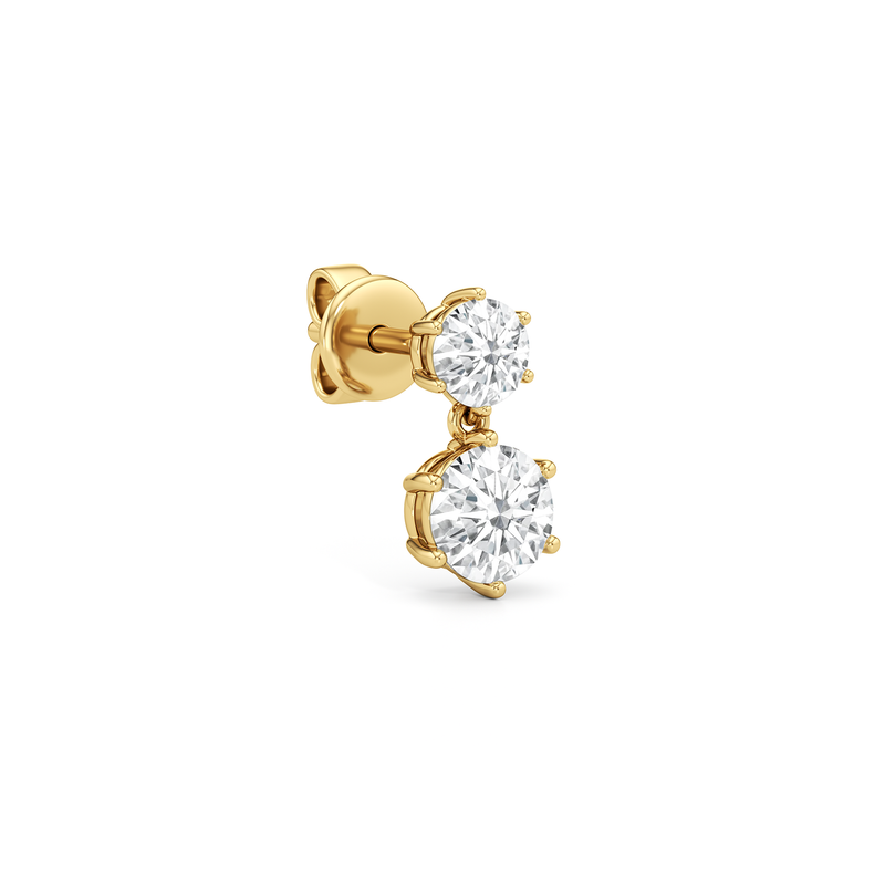 Diamond Duo Stud Earrings