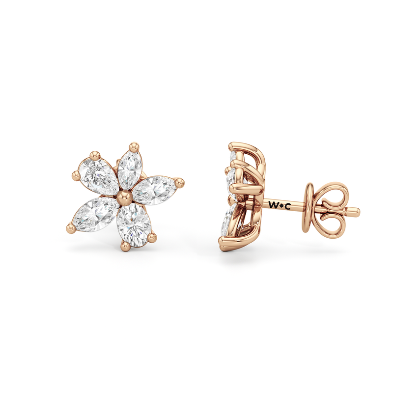 Plumeria Studs