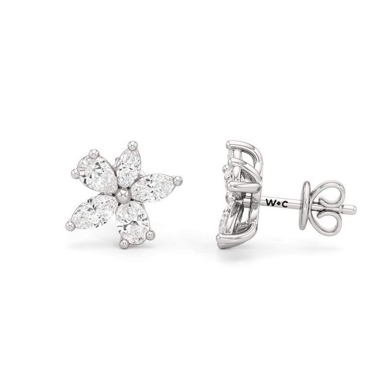 Plumeria Studs