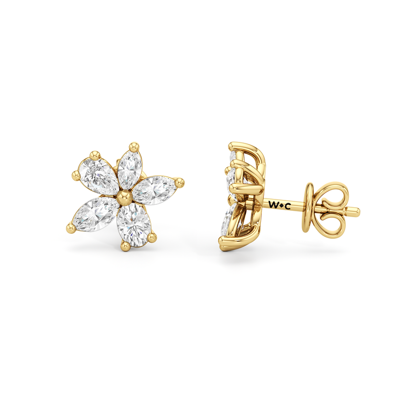 Plumeria Studs
