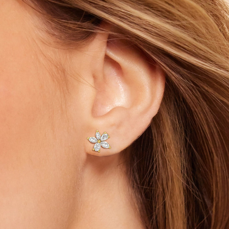 Plumeria Studs