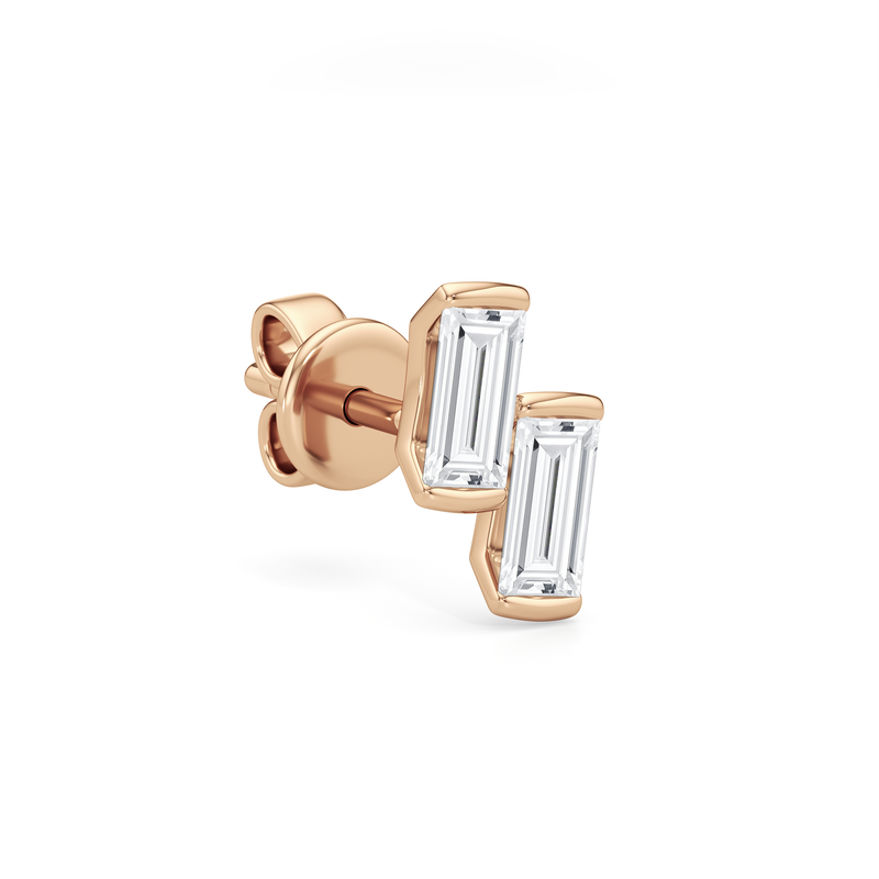 Drift Baguette Studs