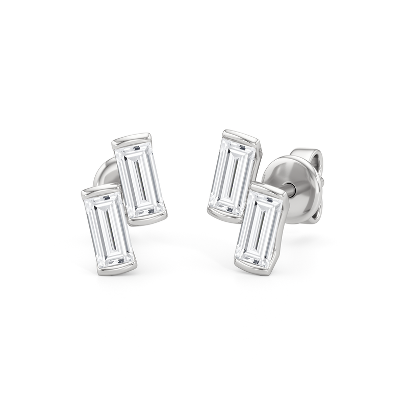 Drift Baguette Studs