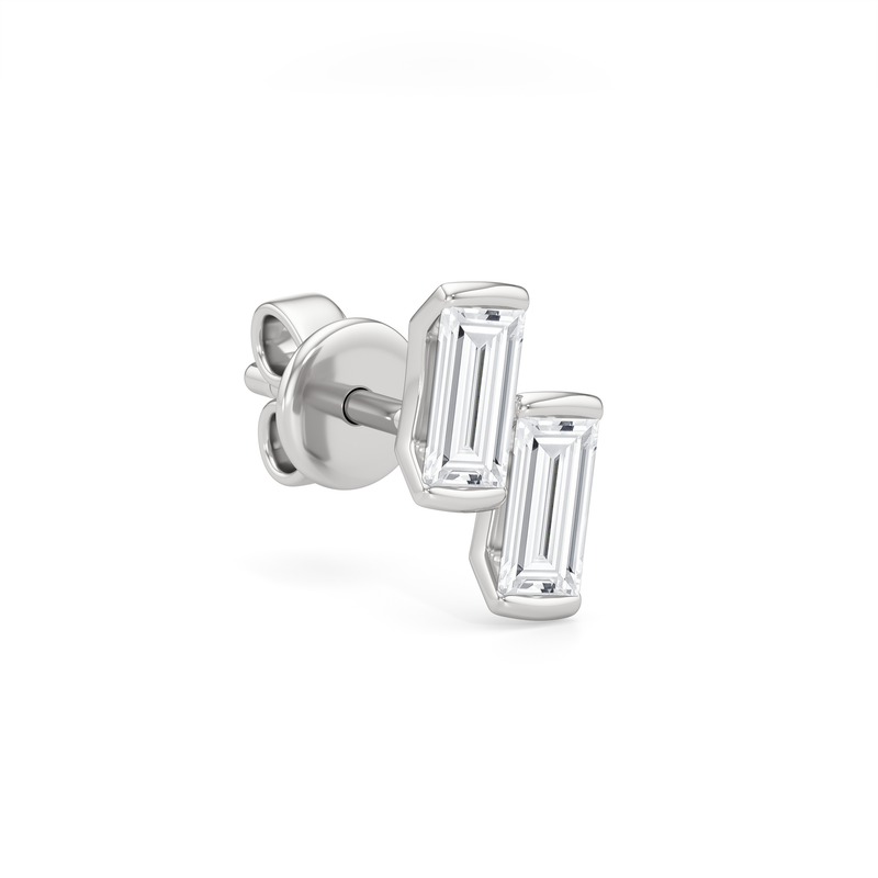 Drift Baguette Studs